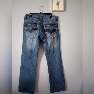 Jeans Mens Royal premium  Size W 36 L 32 mid rise straight Leg Good Condition